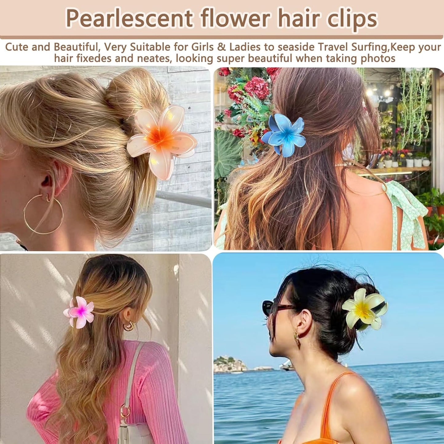 Beau® Summer Blossom Clips