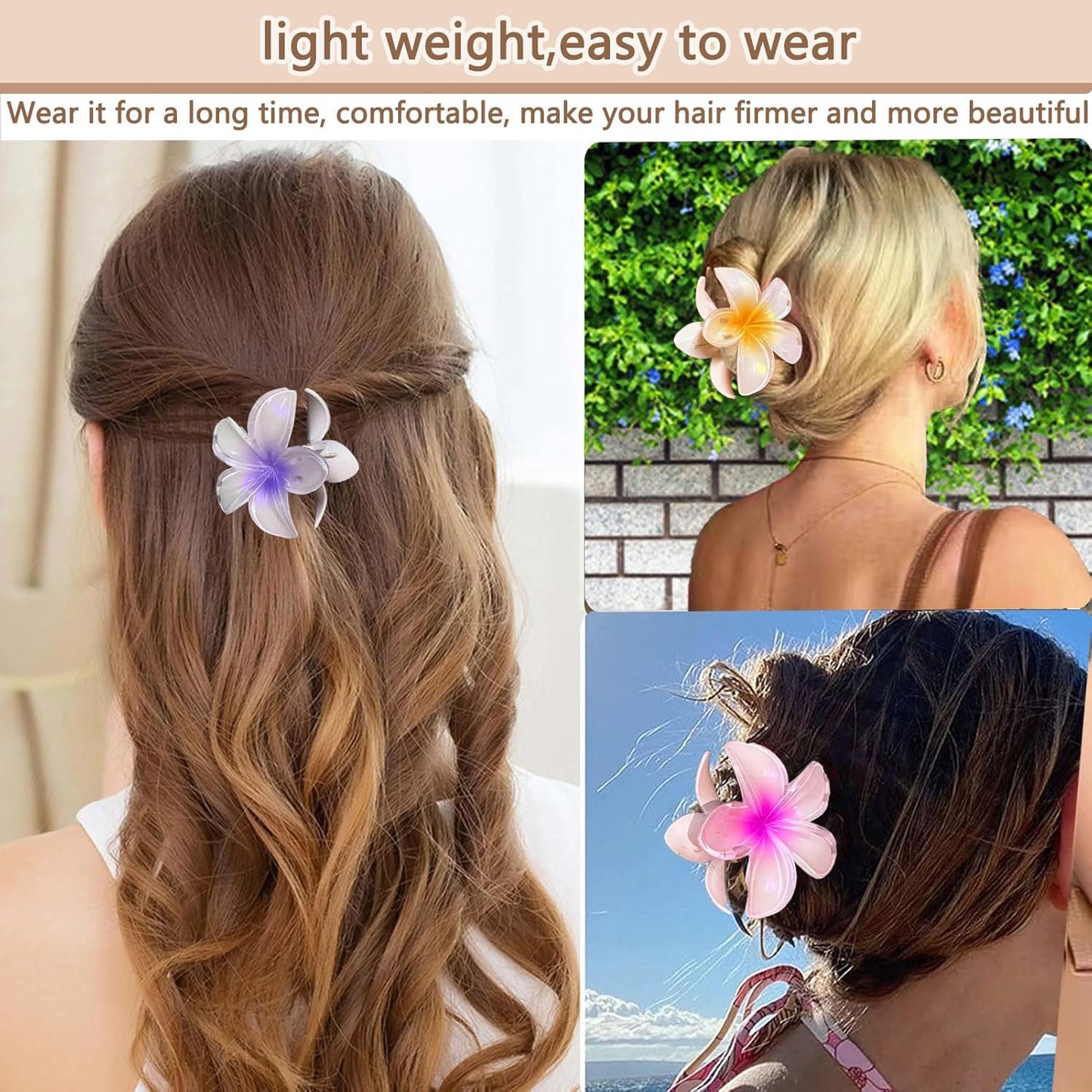 Beau® Summer Blossom Clips