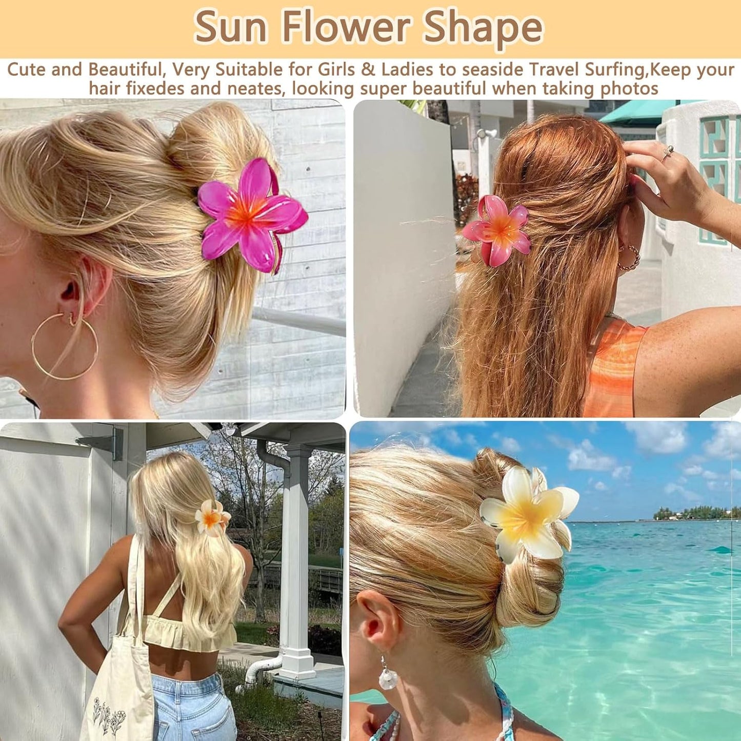 Beau® Summer Blossom Clips