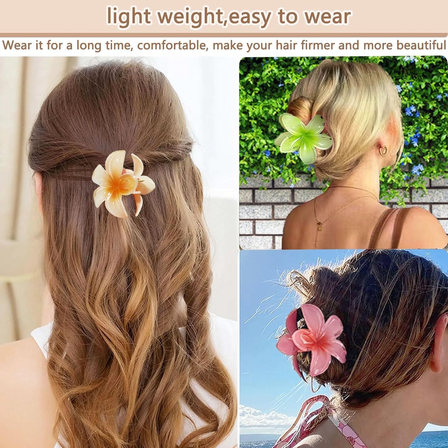 Beau® Summer Blossom Clips